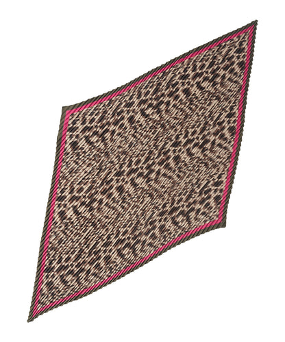 Leopard spotted diamond in chocolate