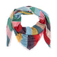 Painted Chevron Modal Square Scarf in multi
