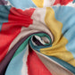 Painted Chevron Modal Square Scarf in multi