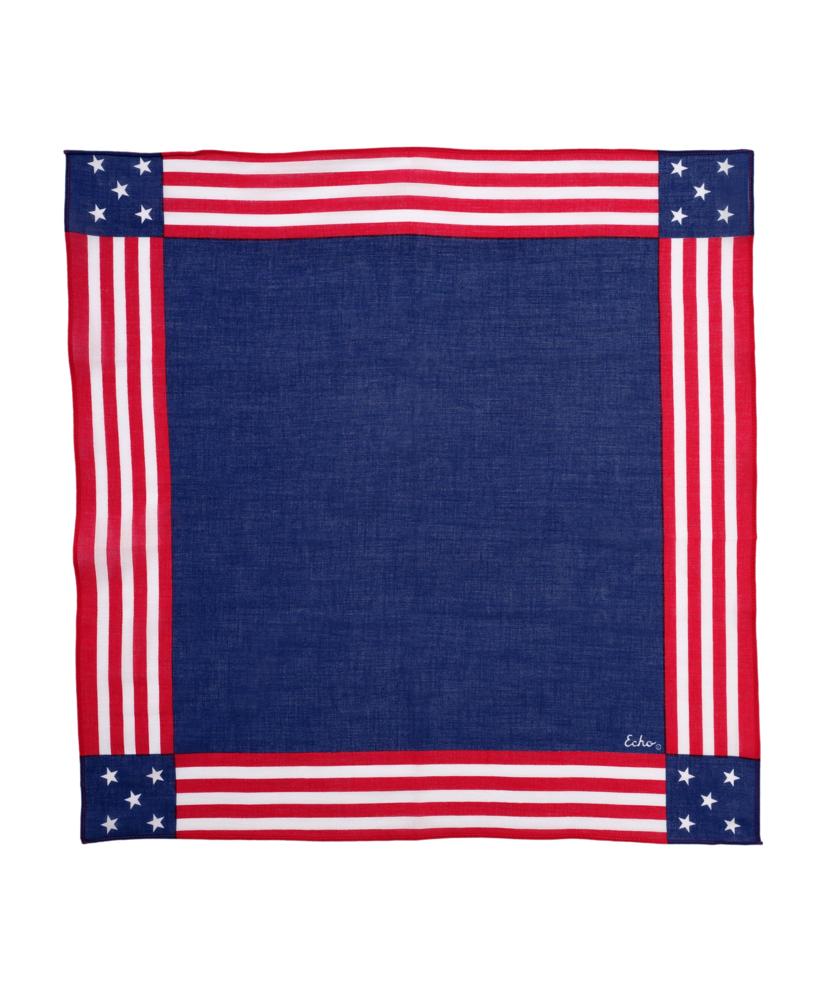 Stars and Stripes Bandana in Blue