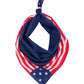 Stars and Stripes Bandana in Blue