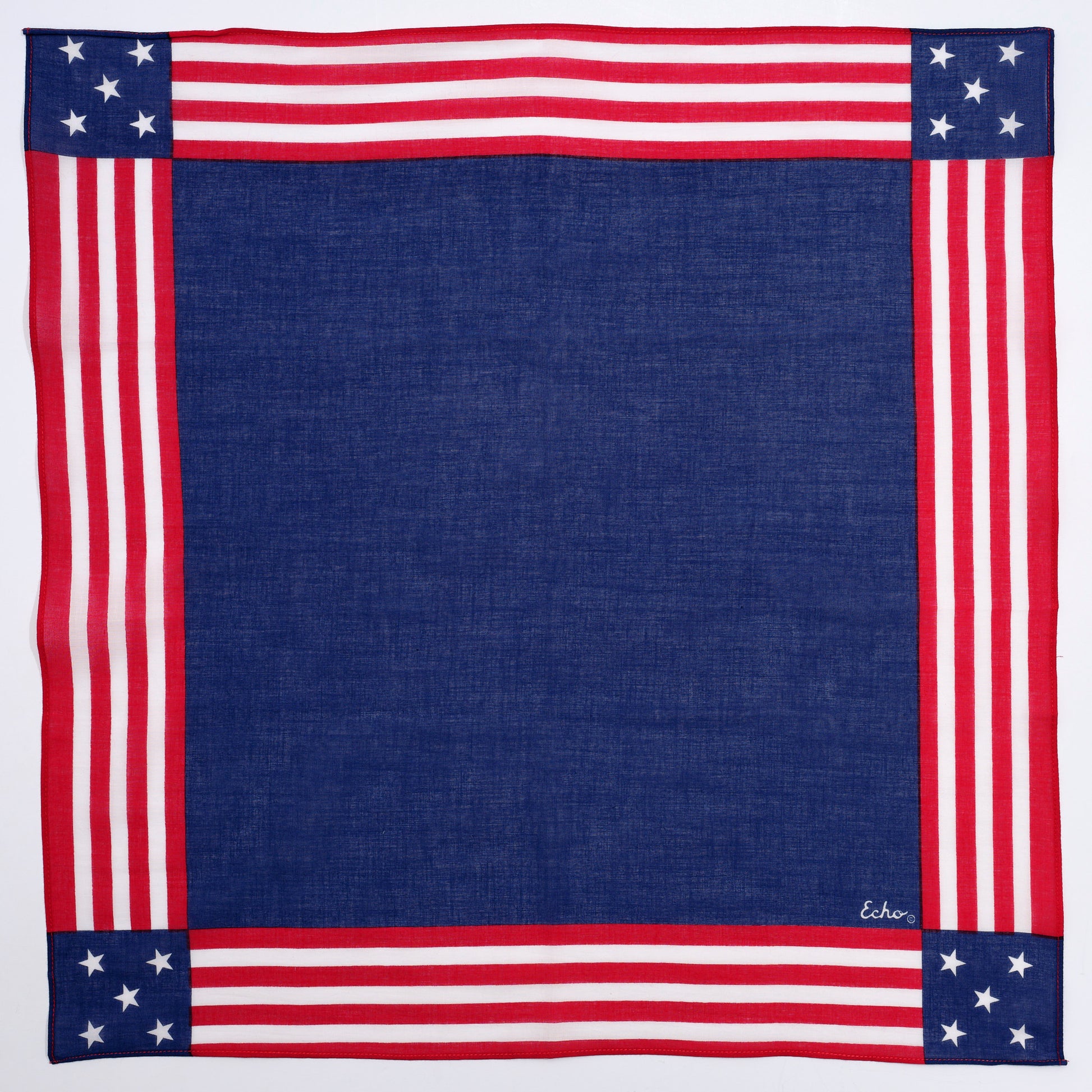 Stars and Stripes Bandana in Blue