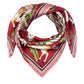Bold red Year of the Goat silk square