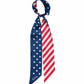 Stars And Stripes Silk Ribbon Scarf in Multi