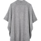 Cocoon Poncho in color heather grey