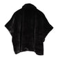 Faux Fur Cape in color black