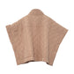 Quilted Poncho in color camel