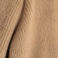 Collarless Fur Jacket With Raglan Sleeves color camel