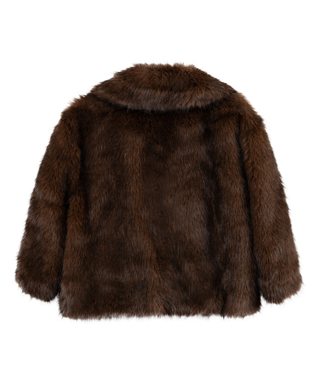 Blair Novelty Faux Fur Jacket in brown