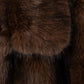 Blair Novelty Faux Fur Jacket in brown