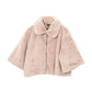 blair sheared mink faux fur jacket in taupe