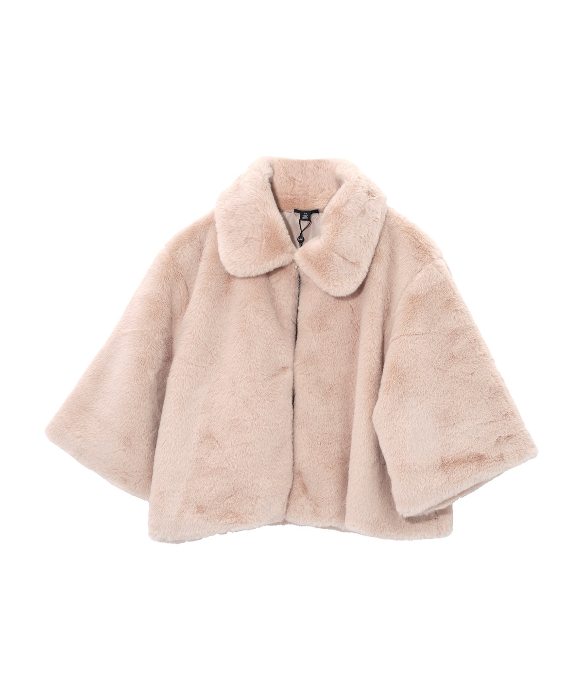 blair sheared mink faux fur jacket in taupe
