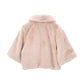 blair sheared mink faux fur jacket in taupe