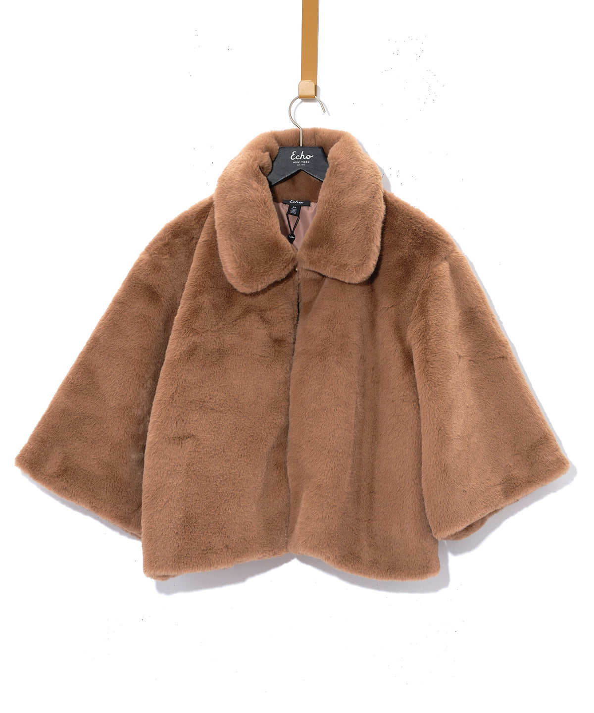 blair sheared mink faux fur jacket in chai