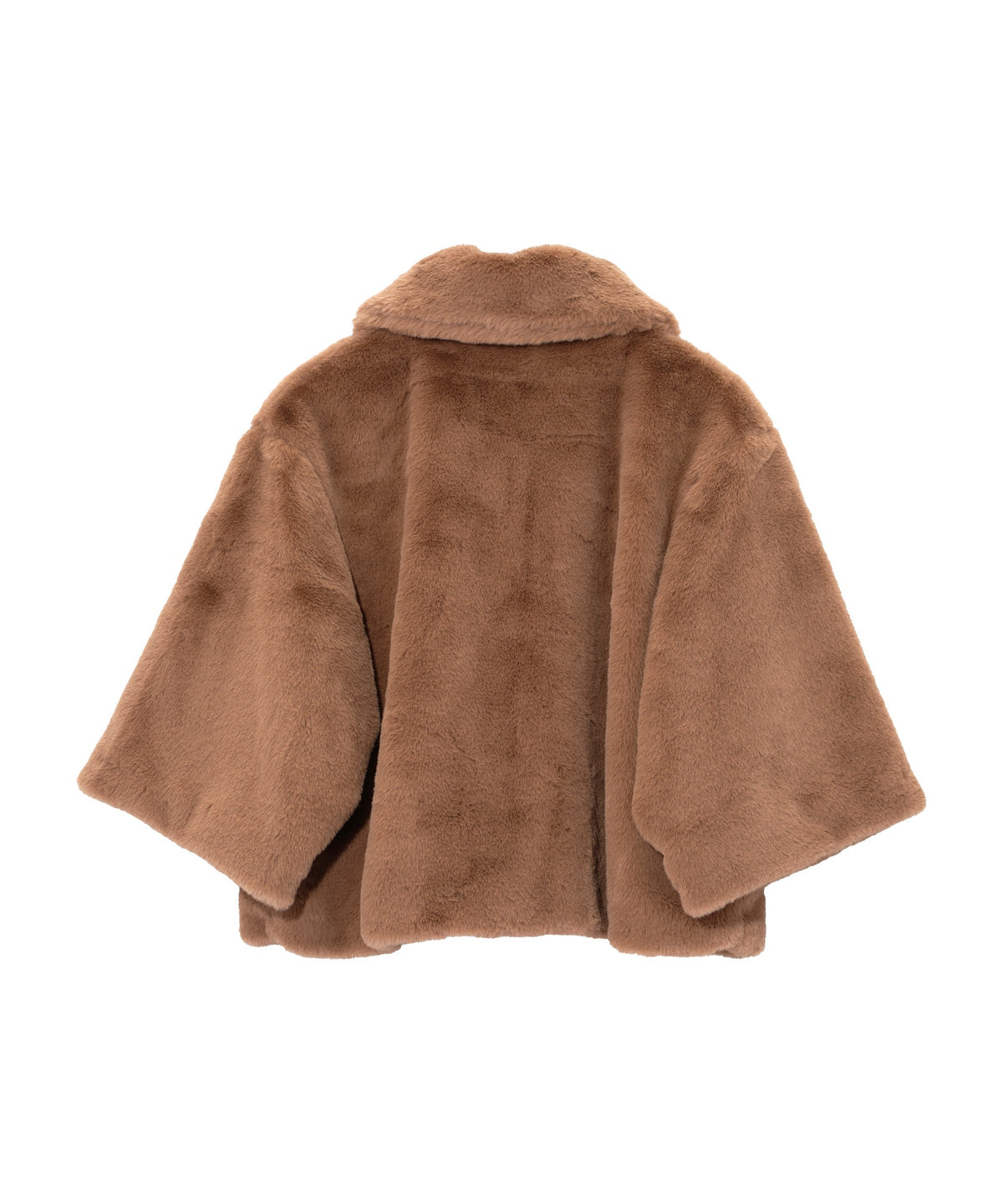blair sheared mink faux fur jacket in chai