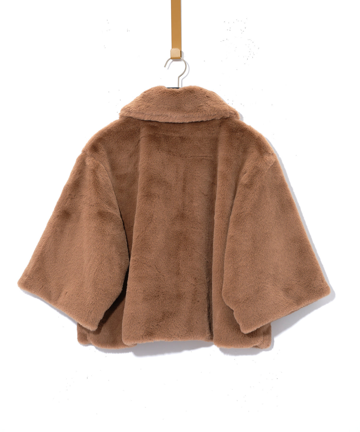 blair sheared mink faux fur jacket in chai