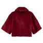blair sheared mink faux fur jacket in winetasting