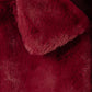 blair sheared mink faux fur jacket in winetasting