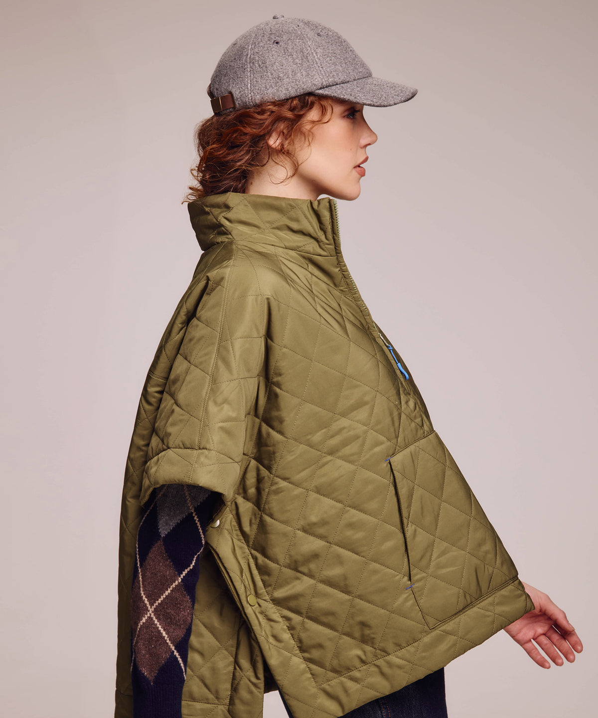 Everyday Poncho in Olive