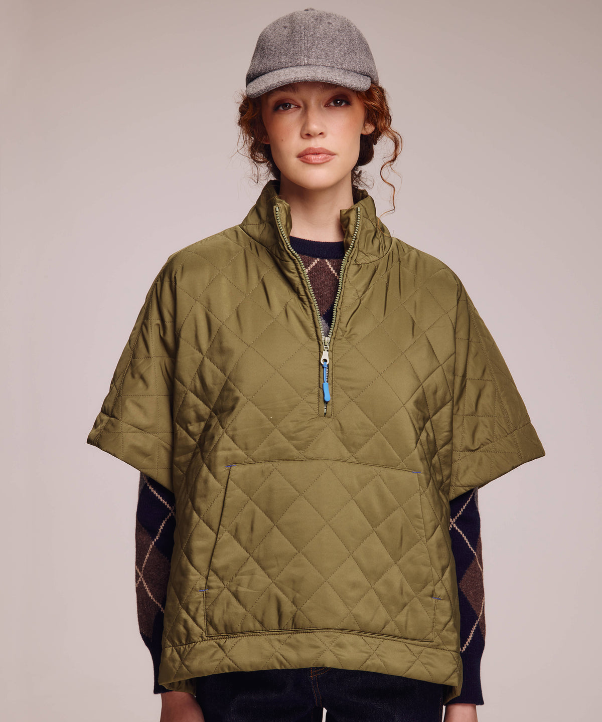 Everyday Poncho in Olive