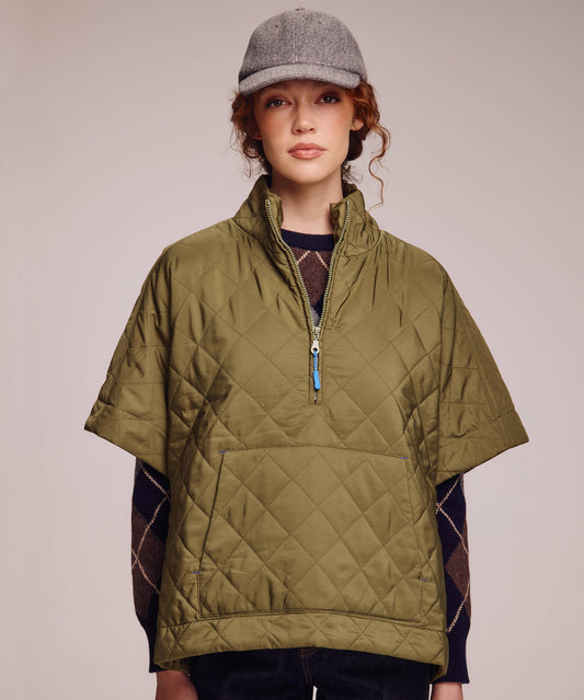 Everyday Poncho in Olive