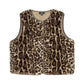 Animal Hillside Vest in Chai