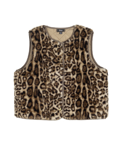 Animal Hillside Vest in Chai