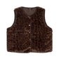 Animal Hillside Vest in Deep Olive