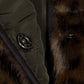 Animal Hillside Vest in Deep Olive