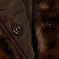 Animal Hillside Vest in Deep Olive