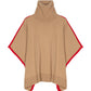 Cozy Cowl Pullover in camel heather
