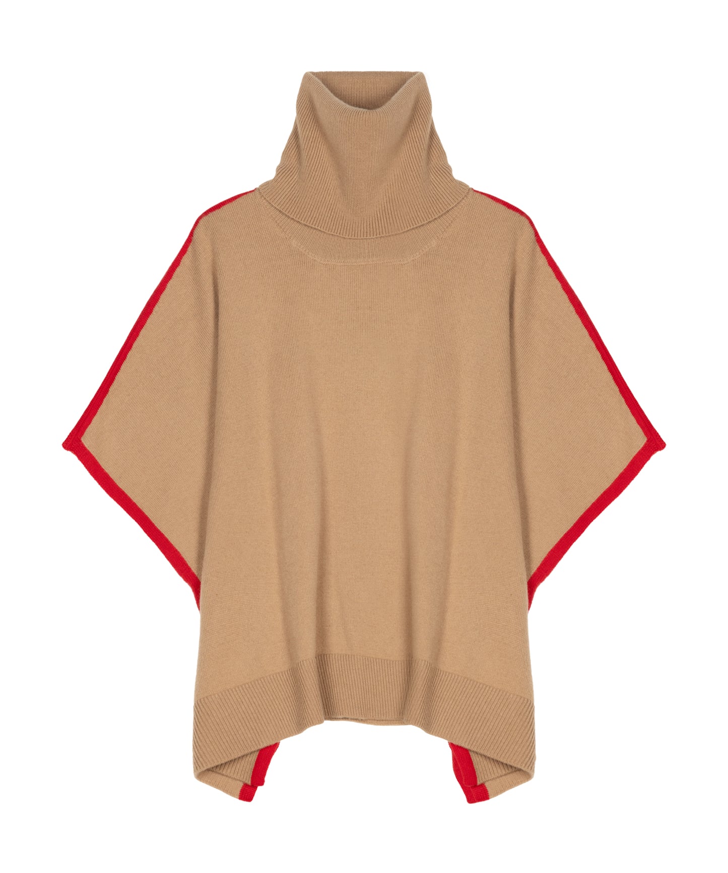 Cozy Cowl Pullover in camel heather