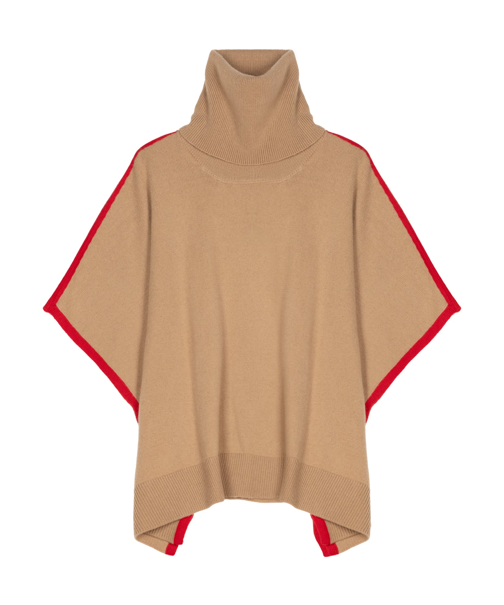 Cozy Cowl Pullover in camel heather