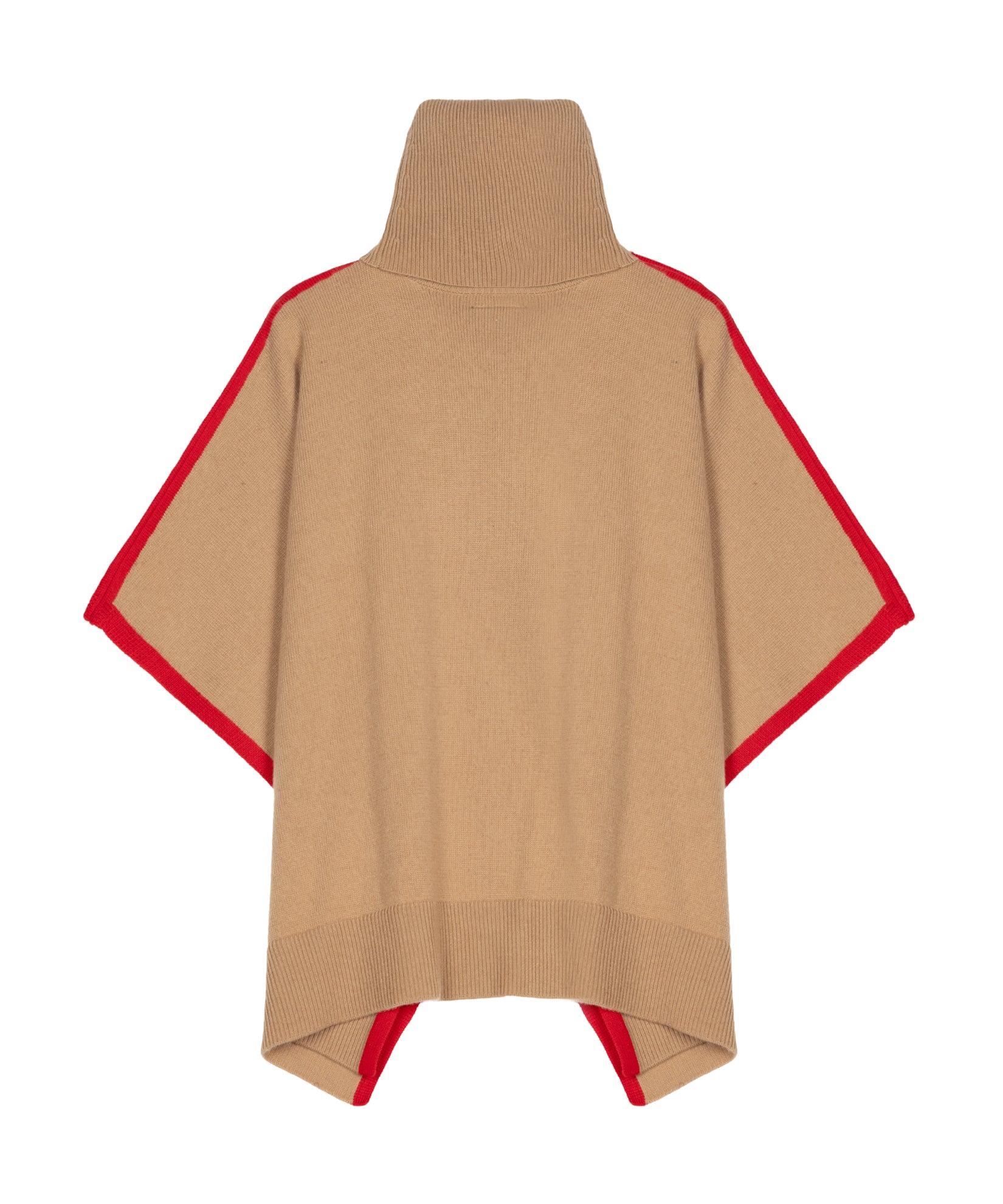 Cozy Cowl Pullover in camel heather