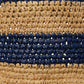 Tropic Stripe Hat in color Sea Blue