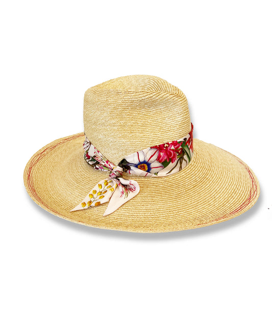 The Weekender Hat in cream