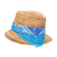 The Islander Raffia Straw Hat color vista blue