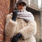 Quarter Check Wrap in color heather grey