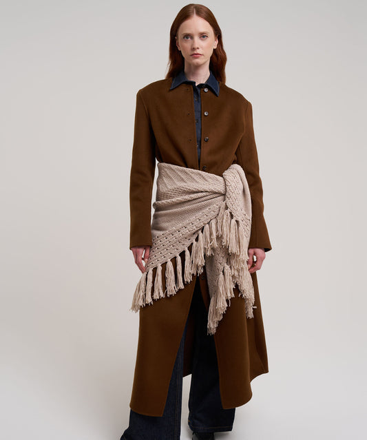 Gramercy Stitch Triangle in color LT Taupe