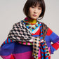 Painted Dots Silk Bandana in color multi