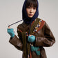 The Crosby Handwarmer in color spearmint/blue