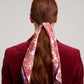 Flaco Silk Bandana in color rose violet
