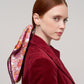Flaco Silk Bandana in color rose violet