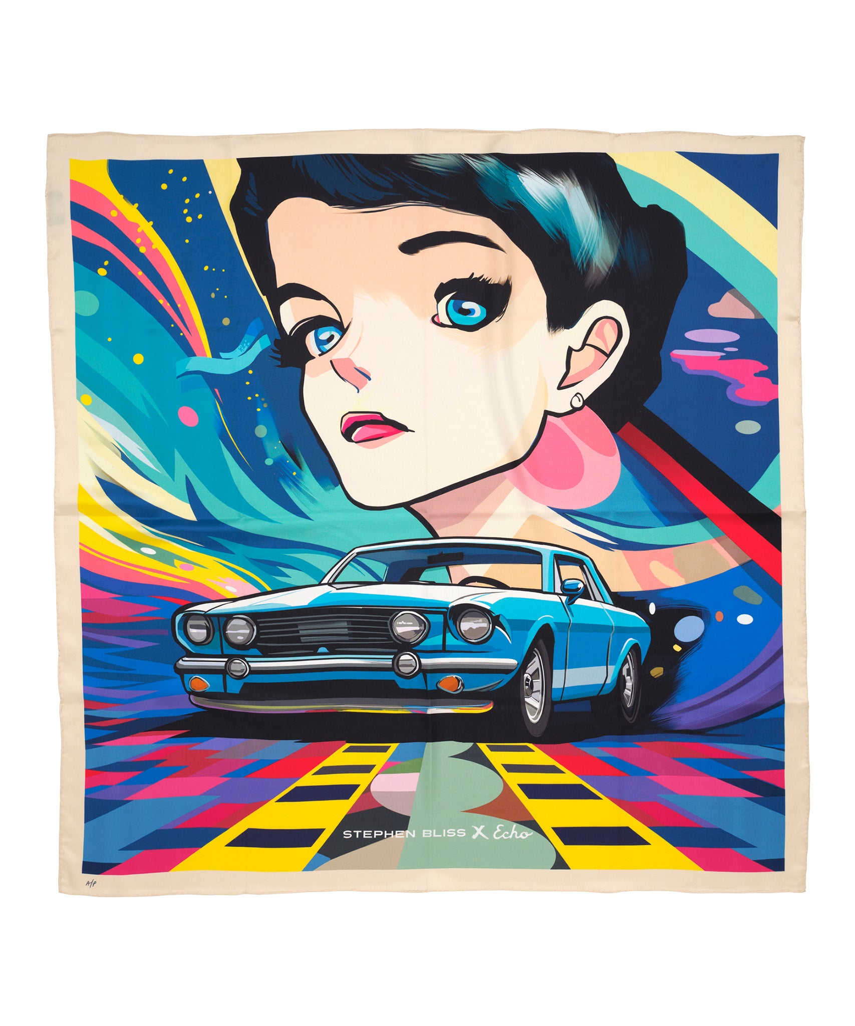 scarf designed by Stephen Bliss