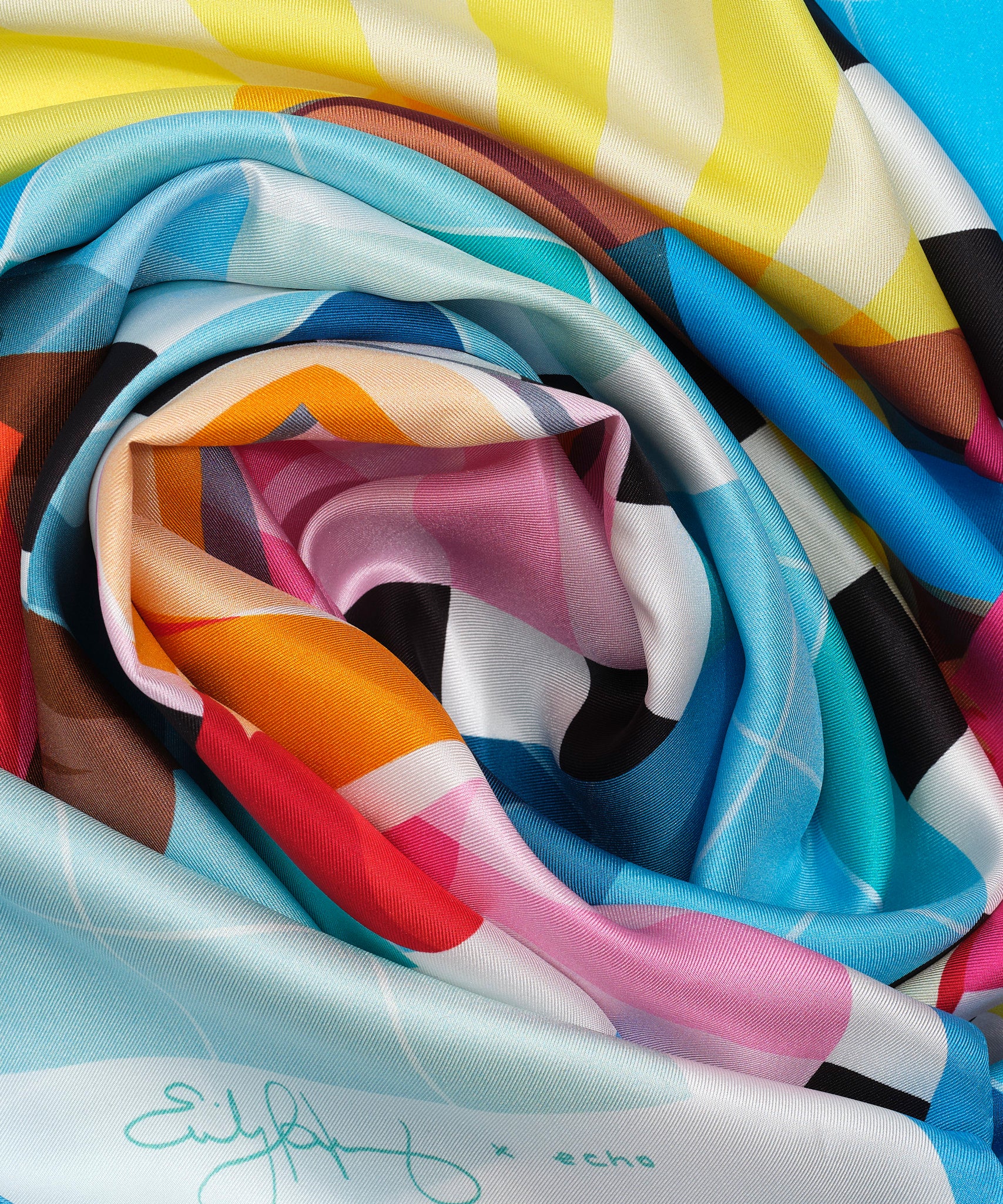 Silk scarf by Emily Henry inspired by Funny Story