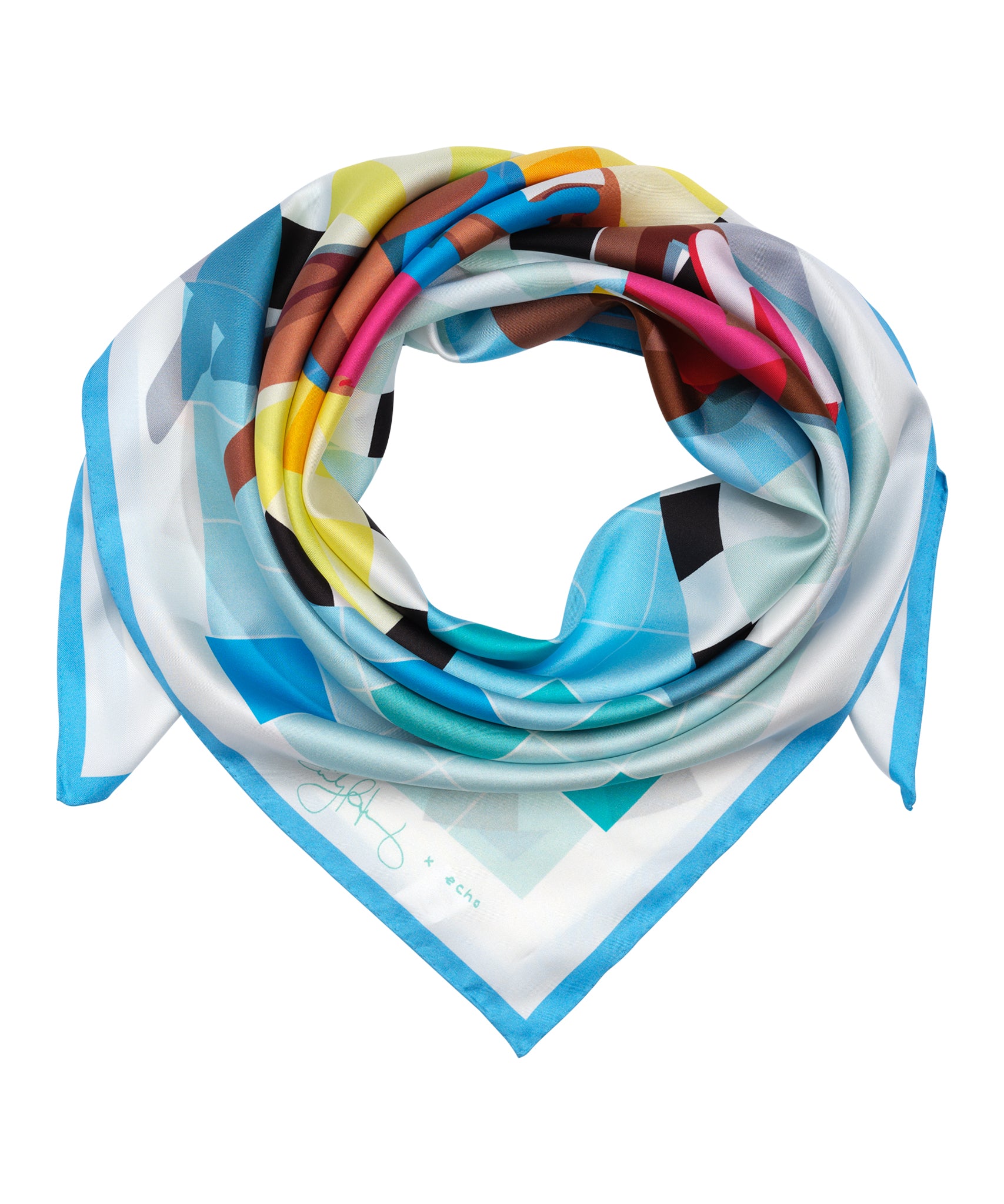 Silk scarf by Emily Henry inspired by Funny Story