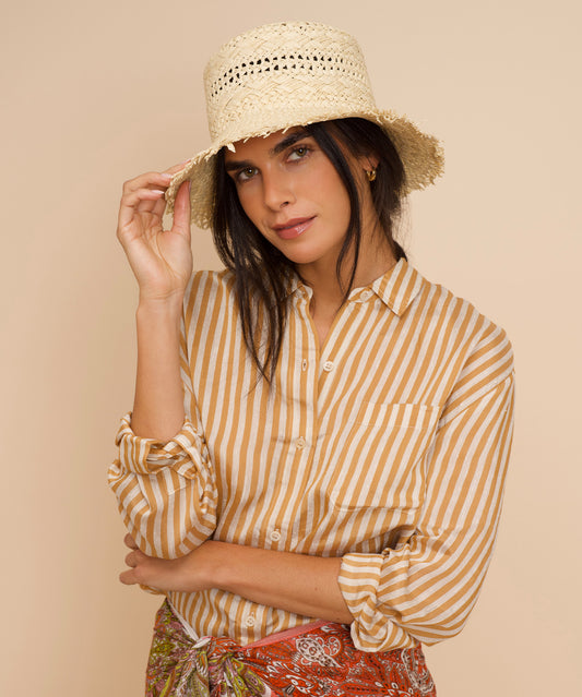 Majorca Bucket Hat in color Natural