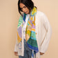 Veranda Oversized Square Scarf in multi