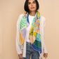 Veranda Oversized Square Scarf in multi