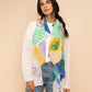 Veranda Oversized Square Scarf in multi